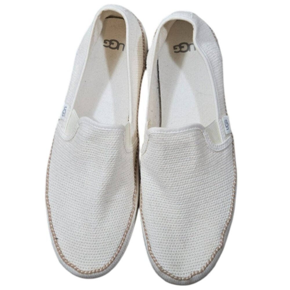 UGG Size 9.5M Women's Loafer Slip-On White
